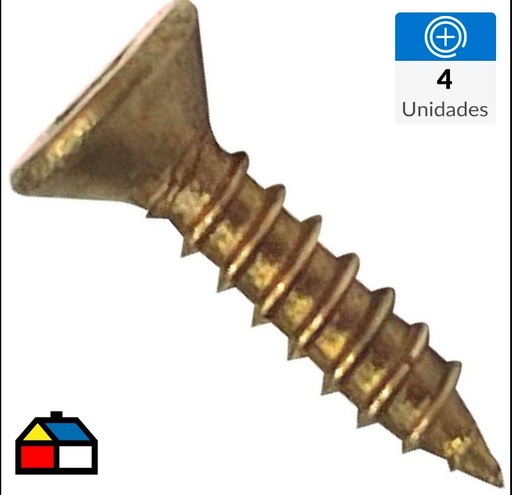 TORNILLOS (DE CRUZ) 1 1/2". CASO "CPHR".CAJA
