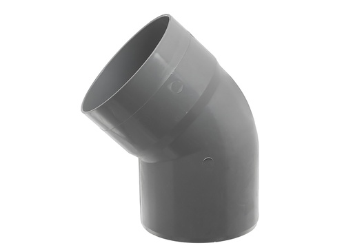 CODO 45 SANITARIO GRIS 110 MM
