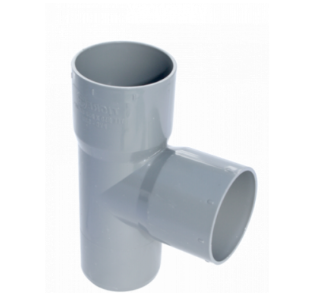 TEE SANITARIA GRIS 75 X 75 MM