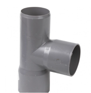 TEE SANITARIA GRIS 40 X 40 MM