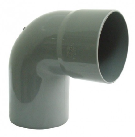 CODO 87,5 SANITARIO GRIS 75 MM