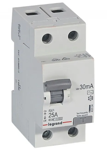 Interruptor Diferencial 2 x 25 AC 30 MA r X 3