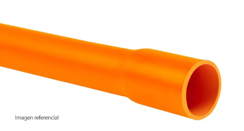 TUBO PVC CONDUIT 25MMX3M MEDIO (750N) 3322 C/CEM NARANJO
